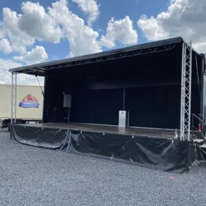 Mobile LKW-Anhängerbühne 10 x 5 m